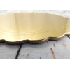 Podkład złoto-czarny okrągły fala 26 cm
